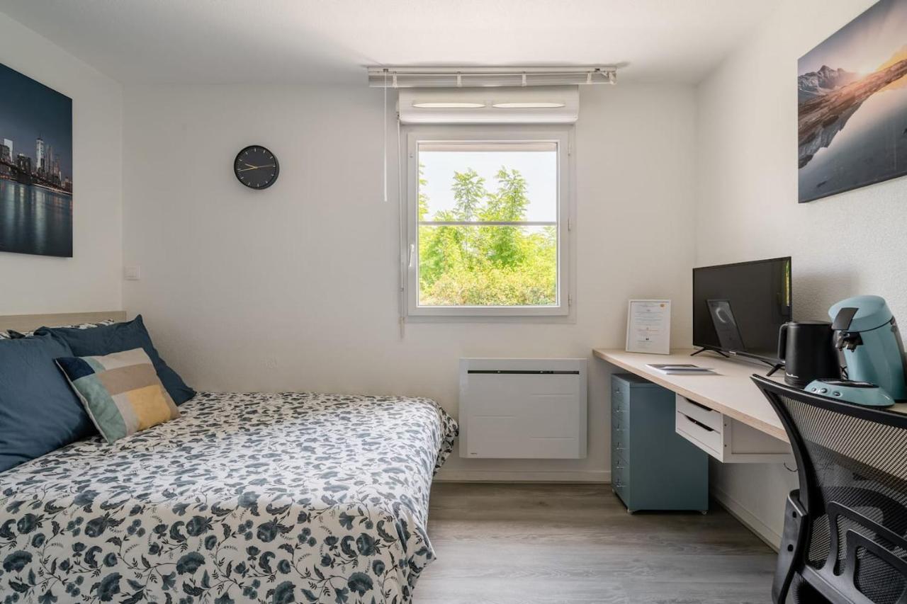 Studio Tranquille et COSY proche Gare Mulhouse Esterno foto